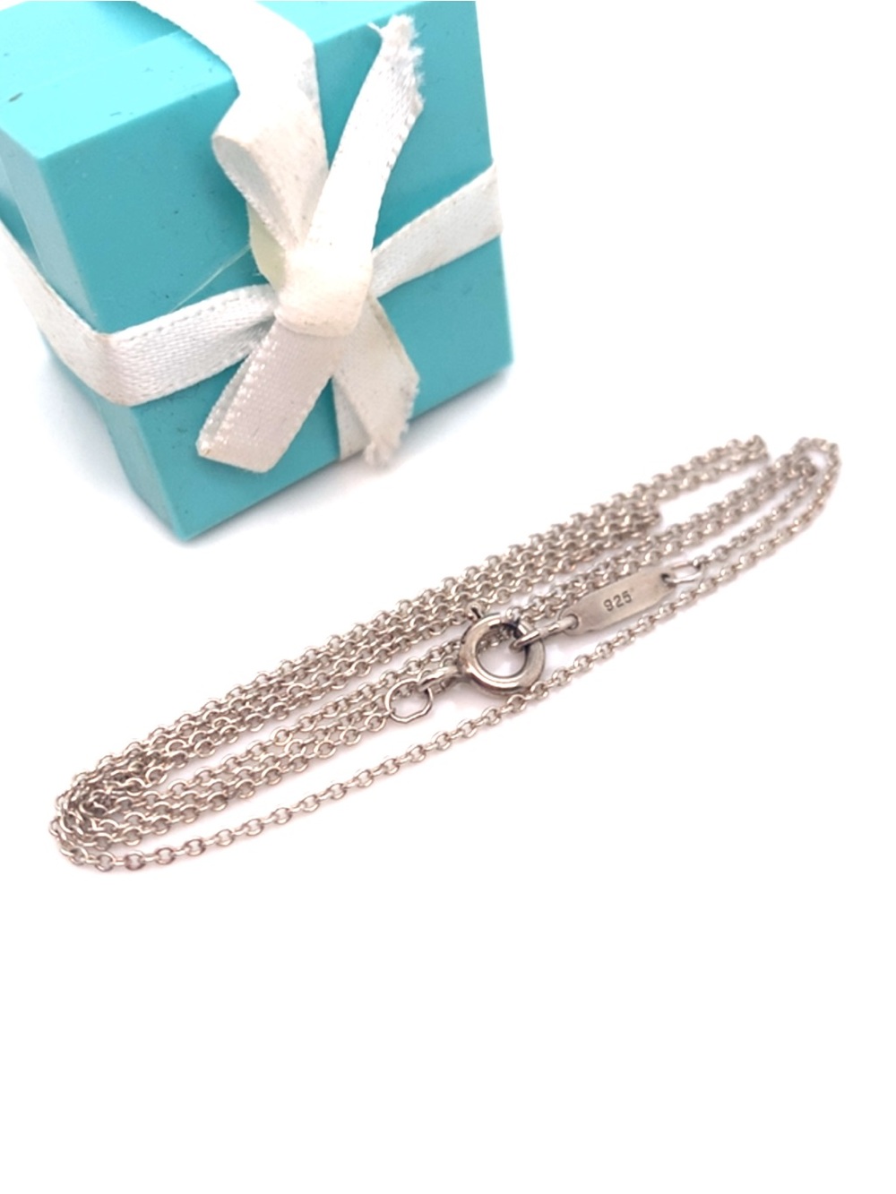 Tiffany & Co. Standard Sterling Silver 925 Chain Necklace 17”